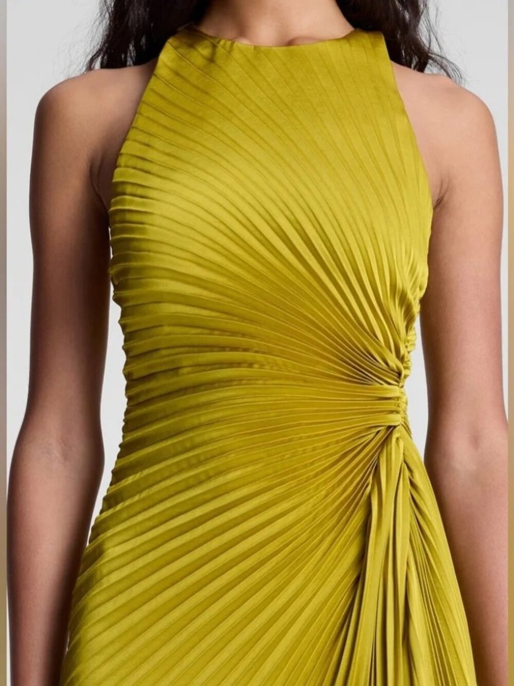 NEW A.L.C. Reagan Asymmetric Pleat Dress,  SIZE 2 - Picture 4 of 9